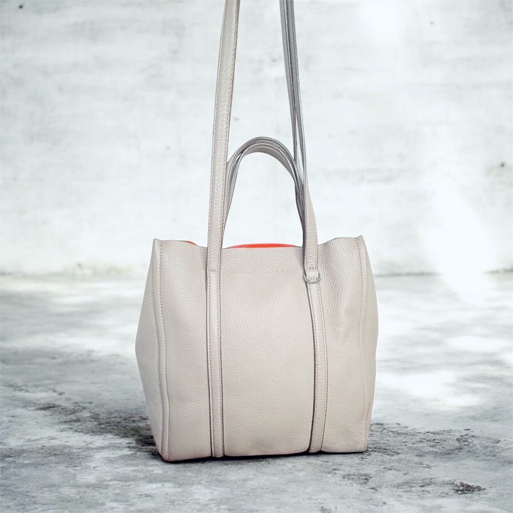 Marc Jacobs Cream Tote with Subtle Red Accent